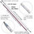 Litever Under Cabinet Light, 6 PCS 20 Inches Flexible LED Strips with Power Adapter, 24W,1800 Lumen, Daylight 5000K. Suitable for Kitchen Cabinets, Counters, Under Shelf, Closets (6-Strip-5000K)