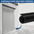 10 FT Garage Door Bottom Seal Rubber 0.19" P Bulb Bottom Garage Weather Stripping for Single Channel, Flexible Weatherproof Replacement Strip Seal Fits 10FT Wide, Black