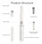 TOUCHBeauty Nose & Ear Hair Trimmer for Women Men, 2-in-1 Professional Eyebrow & Facial Hair Remover, Battery-Operated IPX6 Waterproof Portable Groomer with Dual-Edge Blades for Painless Trim (White)