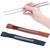 SANTTA Titanium Chopsticks with Compact Carrying Case - Reusable Travel Chopsticks- Lightweight Cutlery for Camping | 2 Pairs