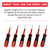 AFA Tooling Universal Terminal Removal Kit (25 PCS) – Safely Remove Terminals from Electric Connectors - Molded Plastic Handles and Carrying Case – Extract pins with Minimal Damage