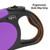 Taglory Retractable Dog Leash, 16ft No Tangle Leash Retractable for Medium and Large Dogs Up to 100 lbs, One-Handed Brake, Pause, Lock, Purple