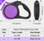 Taglory Retractable Dog Leash, 16ft No Tangle Leash Retractable for Medium and Large Dogs Up to 100 lbs, One-Handed Brake, Pause, Lock, Purple