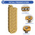 YOXUFA 420 Chain Compatible with Predator 212 Coleman CT200U CT200U-EX BT200X Baja Warrior MB200 Massimo 200cc 196cc Mini Bike Gold Parts Jackshaft Front 42 Link + 90 Link Rear Drive Chain