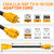 MECMO L6-30P 30-Amp 250-Volt Locking Plug to NEMA 6-20R 15/20-Amp 250-Volt Female Connector Generator Adapter for Power Tools and EV Charger Level 2 Charging (Max 16A 250V)