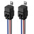 Gebildet 2pcs 40/30 Amp Waterproof Relay Switch 12AWG Harness Set with Built-in Diode- 12V DC 4-Pin SPST Automotive Relays Hot Wires