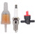 ApplianPar Tune Up Maintenance Service Kit Air Oil Fuel Filter and Fuel Pump Spark Plug Valve and Clamp for D100 D105 D130 D140 D160 D170 D125 Lawn Mower Tractor