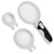 Rongon Magnifying Glass with Light 3PCS Illuminated Lighted Magnifier for 2.5X 5X 16X Macular Degeneration Seniors Reading Jewelry Stamp Inspection Coins