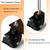 3 Inch Heavy Duty Threaded Stem Casters (UNC3/8 x16-1) - 4400lbs Capacity Set of 4, Dual Locking Swivel Casters Wheels for CNC Machine, Industrial Workbench, Medical Carts and Workshop Toolboxes