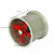 BIXIBIN 12-Inch Explosion-Proof Axial Fan, Ventilation Fan Cylinder Pipe Spray Booth Fumes Exhaust, 120W Industrial Ventilation, Wall-Mounted, for Factories, Warehouse, Workshop