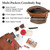 befen Soft Real Leather Crossbody Bags for Women Cross Body Purses Leather Shoulder Travel Purse with Built in RFID Wallet Cognac Brown