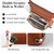 befen Soft Real Leather Crossbody Bags for Women Cross Body Purses Leather Shoulder Travel Purse with Built in RFID Wallet Cognac Brown