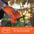 1st Choice 6 mil Orange Gloves, Disposable, Latex Free, Raised Diamond Grip, Mechanic Glove for Men, XLarge, 1 Box of 100