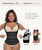 FeelinGirl Waist Trainer Vest for Women Lower Belly Fat Waist Trainer Corset Vest Cincher Latex Colombiana 3 Hooks L A-black