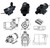 SHYSKY 24V DC 150W Heavy Duty Water Pump DC80E-24100S-1 150W Lift 10m (32ft) 2113GPH, Brushless Design, Submersible, Low noise, Stable Circulation Cooling System for Yacht Auto Application