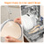 Clear Silicone Countertop Protector Mat, Non Slip & Heat Resistant Mats for Kitchen Countertop (47.2" X 23.6")