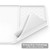 Rnivvi Silicone Coffee Mat, 16" x 24" Waterproof Raised Edge Coffee Bar Mats for Espresso Machine Station Accessories, Heat Resistant Detachable Dish Drying Pad for Kitchen Counter, Dish Rack, White