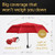 EEZ-Y Travel Umbrellas for Rain - Wind Resistant w/Open Close Button - Red