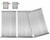 463257520 G533-2200-W1 Emitter Plates for Charbroil 4-Burner Tru-Infrared 463242716 463242715 463276016 466242716 463257520 466242715, 17" Emitter Grates for Charbroil Commerical Replacement Parts