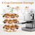 KREWEY Coffee Pod Holder, K Cup Holders Carousel Organizer ,27 Coffee Pods Storage Compatible with K Cups, Spins 360-Degrees, Modern Gold Design ，Round,Shining Gold,3 Tier Home or Office Kitchen Counter Organizer