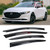 Fits for 2019-2025 Mazda 3 Sedan JDM Mugen Style Window Visors Rain Guards Deflectors / 2020 2021 2022 2023 2024