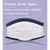 50 Pack Black Disposable Face Masks for Adults - Cute Heart Print 3-Ply Breathable Earloop Full Face Protection (Pink Heart)