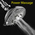 HOTEL SPA - Shower Head High Pressure with High Flow Showerhead - 4.25 Inch Rain Shower Head - Chrome Shower Heads, 7-Setting, French Designer Collection, Showerspa (Chrome)