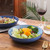 Selamica Ceramic Pasta Bowls Set 34 OZ, Large Salad Bowl 8.6 Inch Deep Plates for Pasta Soup, Microwave & Dishwasher Safe, Set of 6, Gradient Blue