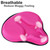 DAWAY C6 Large Comfy Cushioned Bicycle Seat Cover - Wide Gel & Memory Foam Padded Bike Saddle Cushion for Adults Youth Seniors, Fit for Peloton, Stationary Exercise, Cruiser, Mountain Road Bikes, Pink