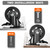 4 Inch Caster Wheels, Heavy Duty Casters Set of 4, Swivel Casters with Brake 2200 Lbs, Locking Industrial Top Plate Casters Wheels for Furniture and Workbench Cart(Two Hardware Kits Include)