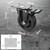 4 Inch Caster Wheels, Heavy Duty Casters Set of 4, Swivel Casters with Brake 2200 Lbs, Locking Industrial Top Plate Casters Wheels for Furniture and Workbench Cart(Two Hardware Kits Include)