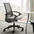 Chair Armrest Accessories Replacement Set 2Pcs Black Plastic Slanting Angle Office Chair Arm Rest Circles for Comfortable Support and Easy Installation