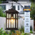 OPAXIS Large Outdoor Pendant Lights forPorch, Bronze Hanging Exterior Light, Outdoor Hanging Light for House, Porch, Doorway, Waterproof, Anti-Rust, 100% Aluminum