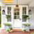 OPAXIS Large Outdoor Pendant Lights forPorch, Bronze Hanging Exterior Light, Outdoor Hanging Light for House, Porch, Doorway, Waterproof, Anti-Rust, 100% Aluminum