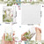 Fourluoo 100 Pack Pocket Tissues Individual Packs Bulk 3 Ply Mini Wallet Facial Tissues Travel Size for Spring Summer Wedding Party Supplies(Wildflower)
