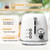 Toaster 2 slice,Retro Stainless Steel Toaster with 6 Settings, 1.5 In Extra Wide Slots, Bagel/Defrost/Cancel Function, Removable Crumb Tray (White)