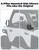 KEMIMOTO Side Mirrors A-Pillar-Mounted Compatible with Polaris Ranger XD 1500/Crew, Side Rearview Mirror for 2024 2025 2026 Northstar Ultimate Premium Accessories Replace#2889099 (Not Fit Door)