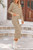 PRETTYGARDEN 2 Piece Skirts Sets for Women Fall Fashion 2026 Striped Sweater Dress Knit Lounge Travel Outfits Winter Clothing (Khaki Stripe,Small)