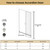 SmartStandard 36" x 80" Accordion Doors Interior, Double Walled Accordion Folding Doors for Closet, PVC Accordian Door for Doorway Bathroom Basement, Easy to Assemble, White Ash
