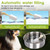 KHEARPSL Automatic Dog Water Bowl Dispenser Large Breed Outdoor Pet Water Fountain Pet Waterer with Float Valve 6.5L Heavy-Duty Stainless Steel Auto Waterer for Large Dogs Cats Puppy Chicken Goat