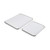 KitchenAid Classic Nonslip 2-Piece Plastic Cutting Board Set with Perimeter Trench and Non Slip Edges, 2-Piece Kitchen Chopping Boards, Dishwasher-Safe, White and Gray