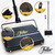 Fuller Brush 17031 Electrostatic Carpet & Floor Sweeper - 9" Cleaning Path - Lightweight - Ideal for Crumby Messes - Works On Carpets & Hard Floor Surfaces - Gold