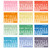 The Wall Calendar Year 2026 Color- Giant Wall Calendar 48" x 36" - 12 Month Modern Calendar - Different Color Every Month