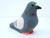 Selsela Hand-Carved Pigeon Figurine -Handmade Miniature Wood Statue Sculpture, Grey Dove Sculpture, Eco-Friendly Home Decor & Collectible Gift