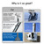 Foboull Starlink Gen3 Long Wall Mounting Kit - 17 Inch Heavy Duty, Compatible with Starlink Standard Gen3/V3 Dish, Outdoor Roof Mount, Includes Mount Adapter