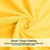 Best Season Cotton Twin Size Sheet Set (Yellow Color) 3 Piece - 100% Cotton Bed Sheets Sets with Envelope Pillow case Deep Pocket fit Up to 16”