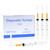 2.5ml Syringe with Needle-25G 1 Inch Needle, Individual Package-Pack of 100