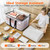 BlissTotes Moving Bags, 93L 8-Pack Storage Bags, Moving Box Heavy Duty Extra Large, Moving Totes with Zipper, Reinforced Handles & Tag Pocket, Boxes for Packaging Moving