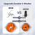 GANIZA Food Processors, Electric Chopper with Meat Grinder & Veggie Chopper - 2 Bowls with Powerful Copper Motor - Includes 2 Sets of Bi-Level Blades for Baby Food/Meat (Blue, 8 Cup+8 Cup)