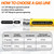 Grehitk 33ft 1/2'' Flexible Gas Line, CSST Corrugated Stainless Steel Tubing Pipe Kit, Natural Gas Line Propane Pipe Conversion Kit Grill Hose with 2 Male Adapter Fittings (33ft 1/2'')